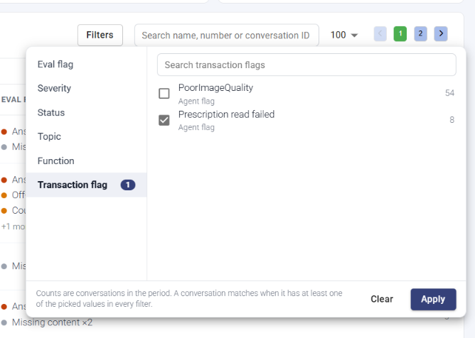 04 Filters Transaction Flag