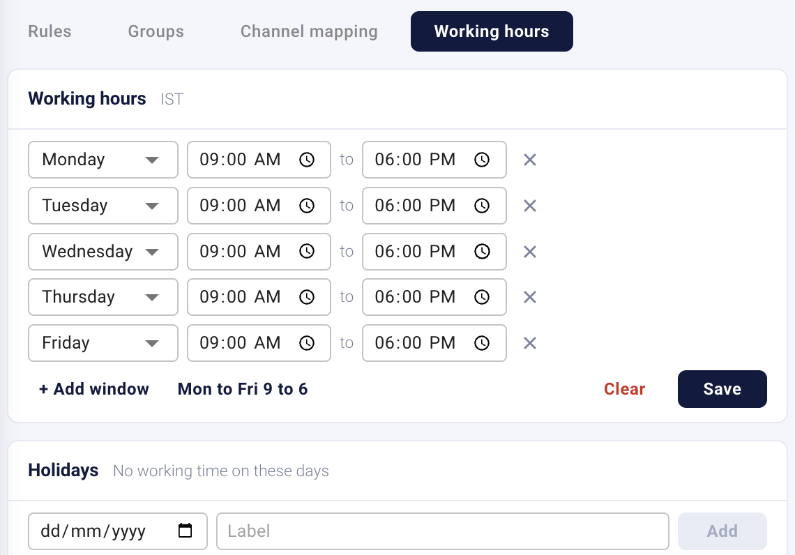 18 Working Hours 18 Working Hours