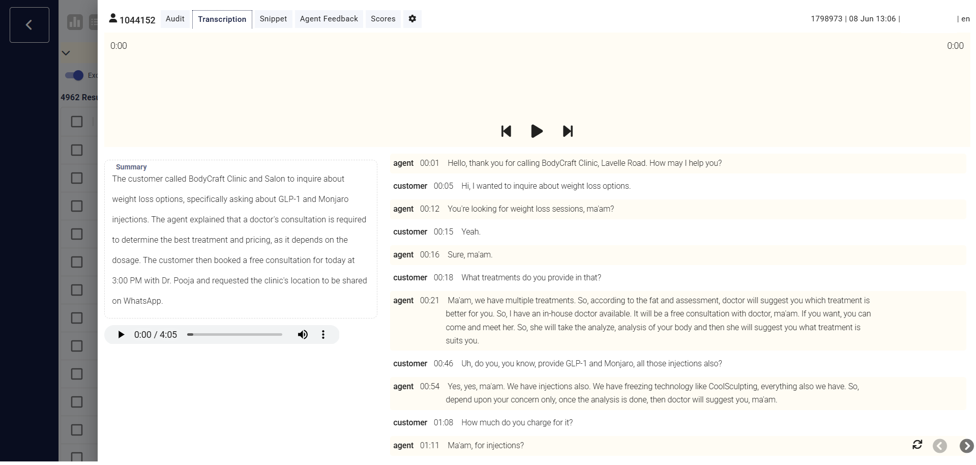 Transcription