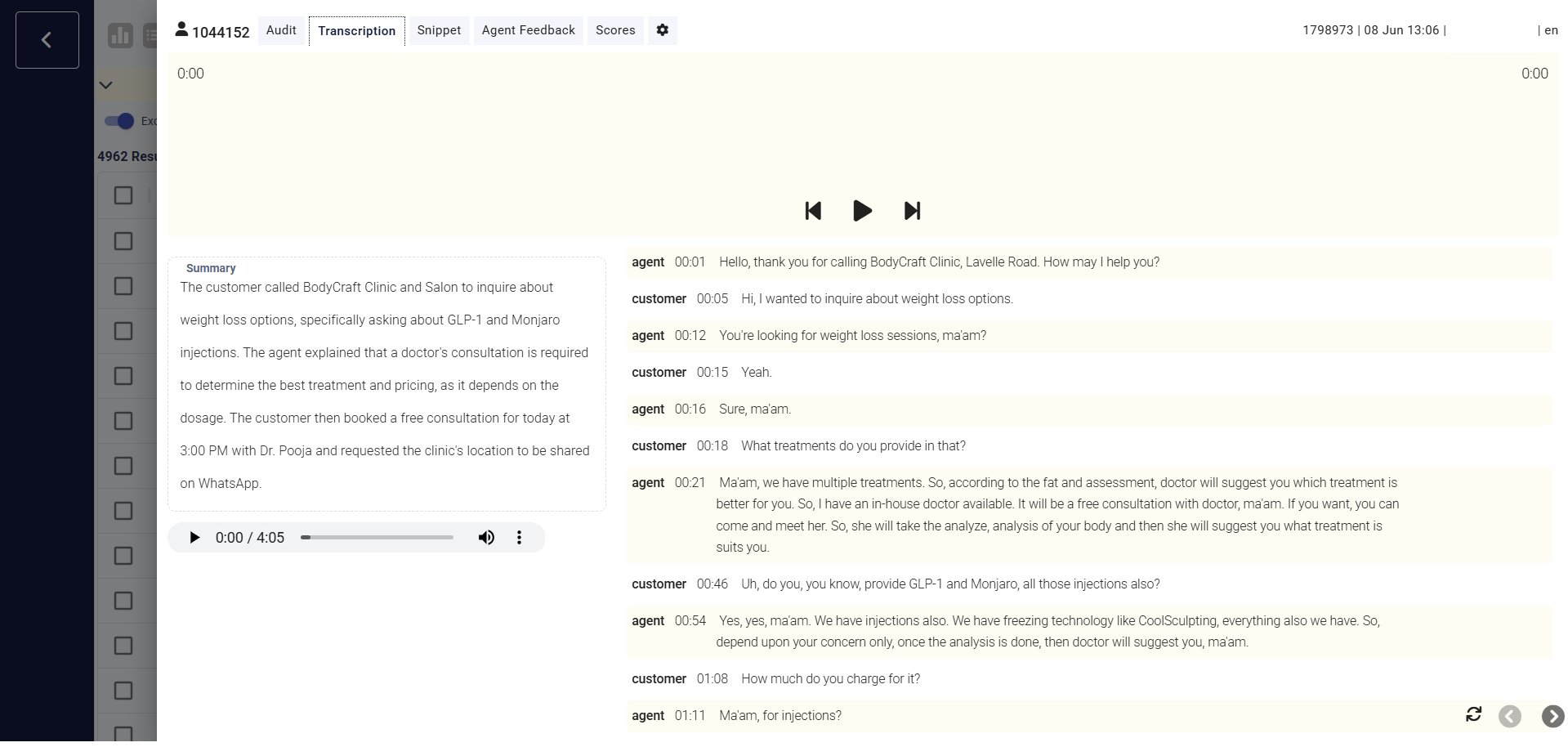 Transcription