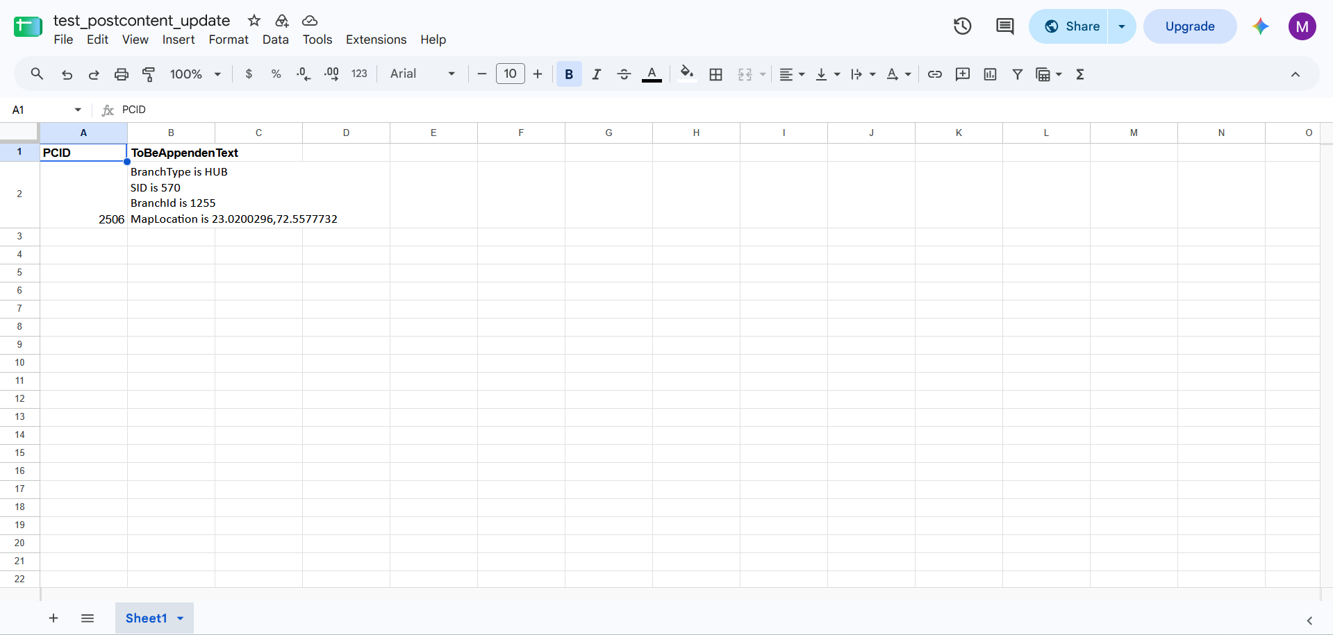 Sheet 1