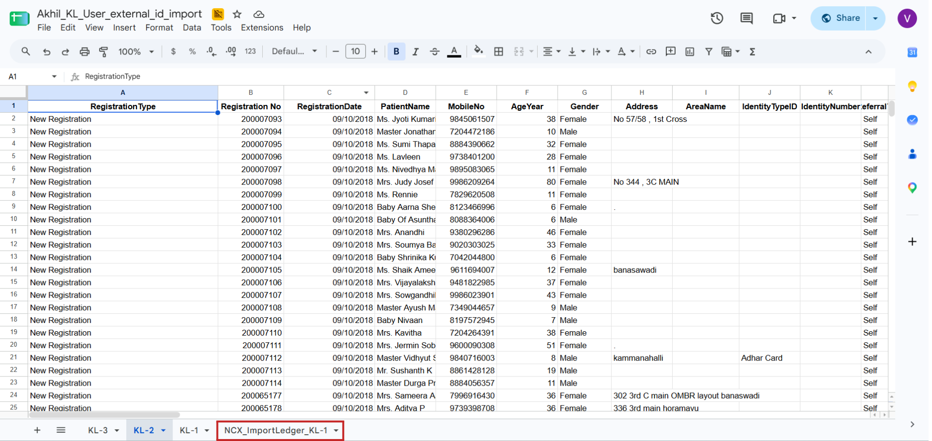 Ncx Import Ledger Highlighted