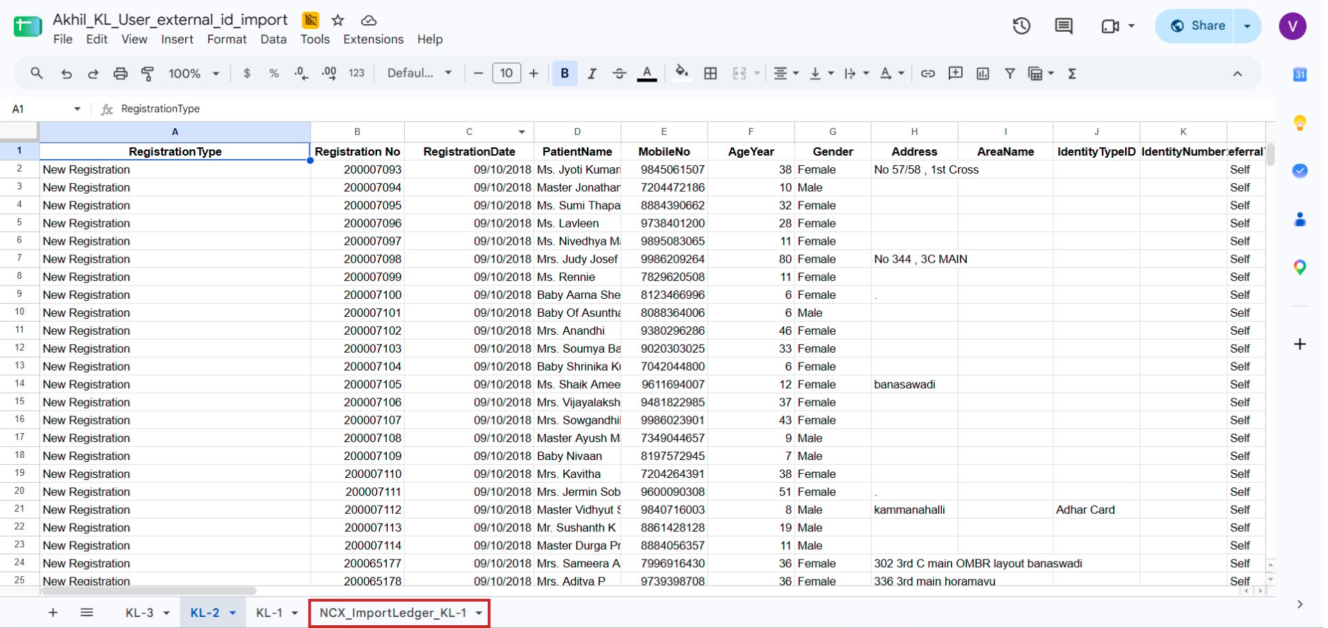 Ncx Import Ledger Highlighted