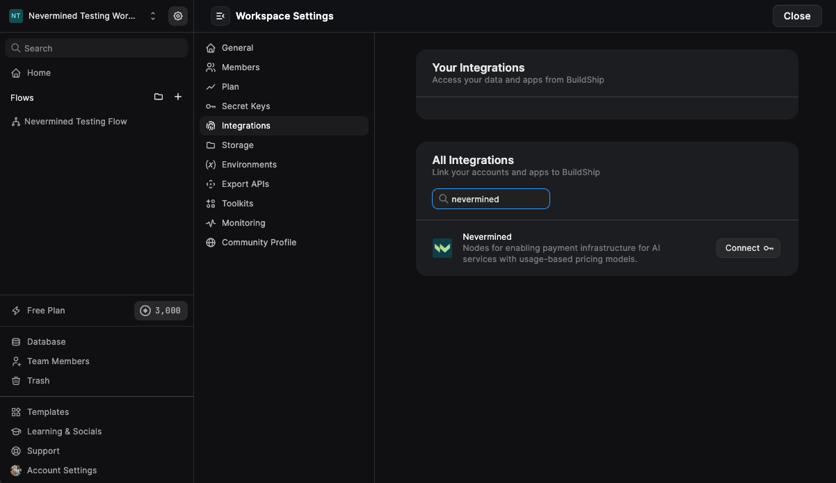 Buildship Settings > Integrations