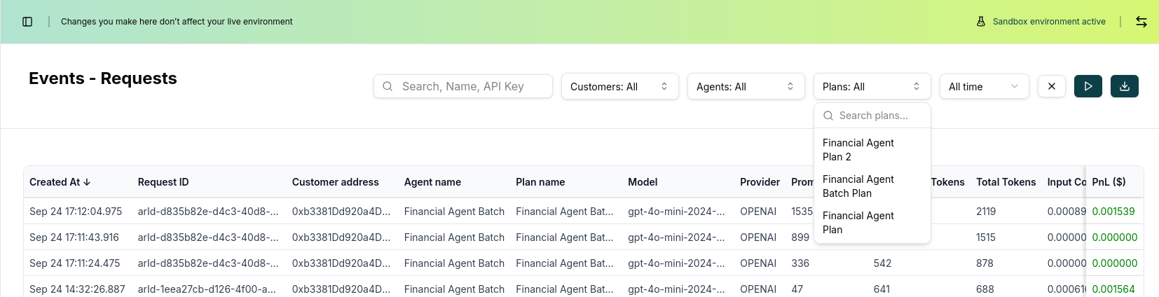 Event Log Filtering Options