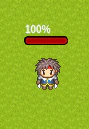 HP bar with text