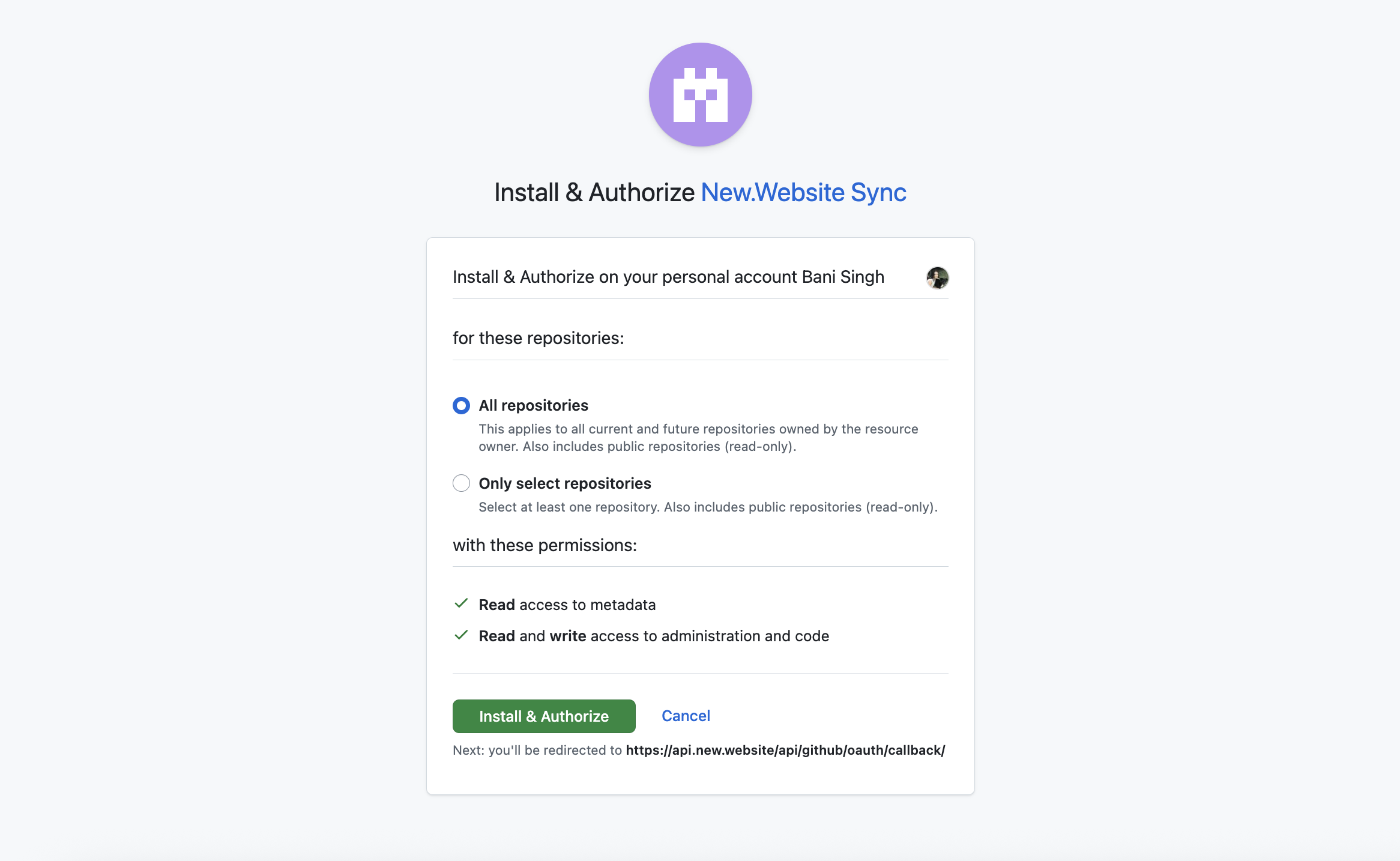 Configure repository permissions