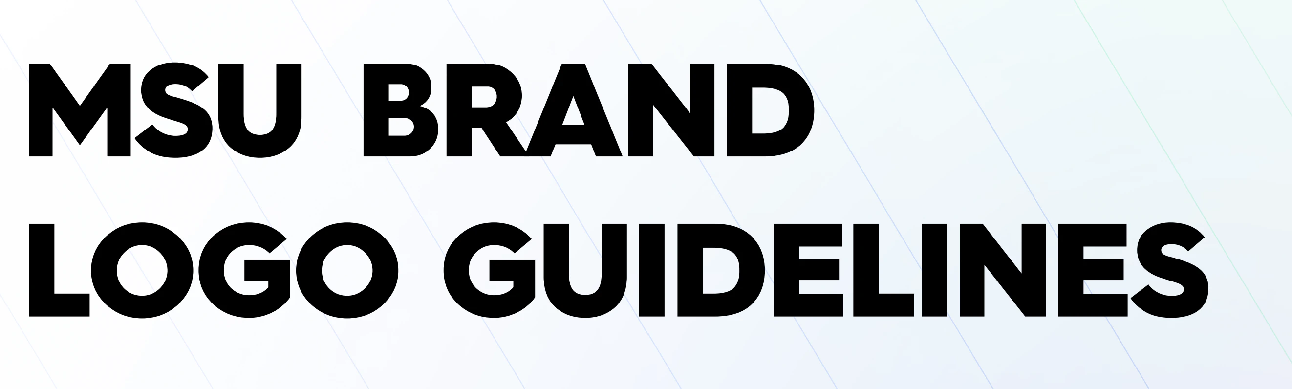 Msu Logo Guidelines