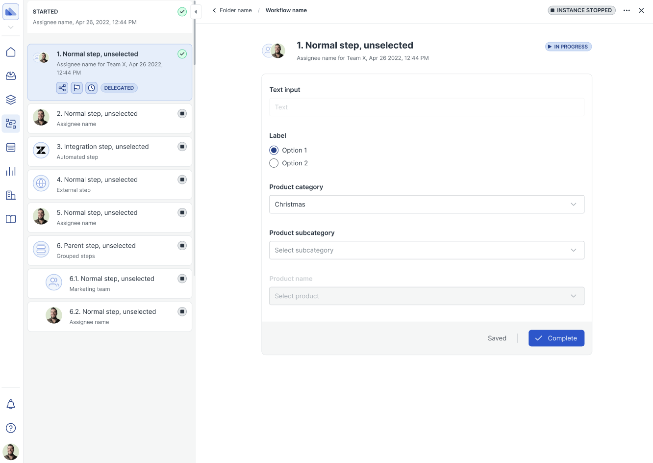 Dataset filters applied for users