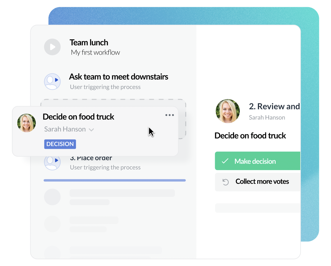 Screen of Next Matter UI