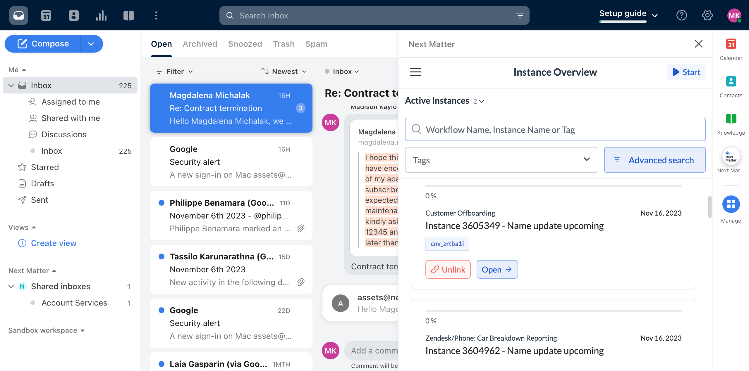 Image of the Front sidebar