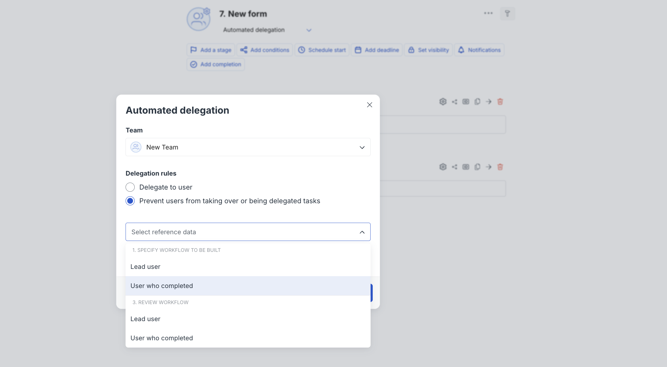 Image showing Delegation Rules