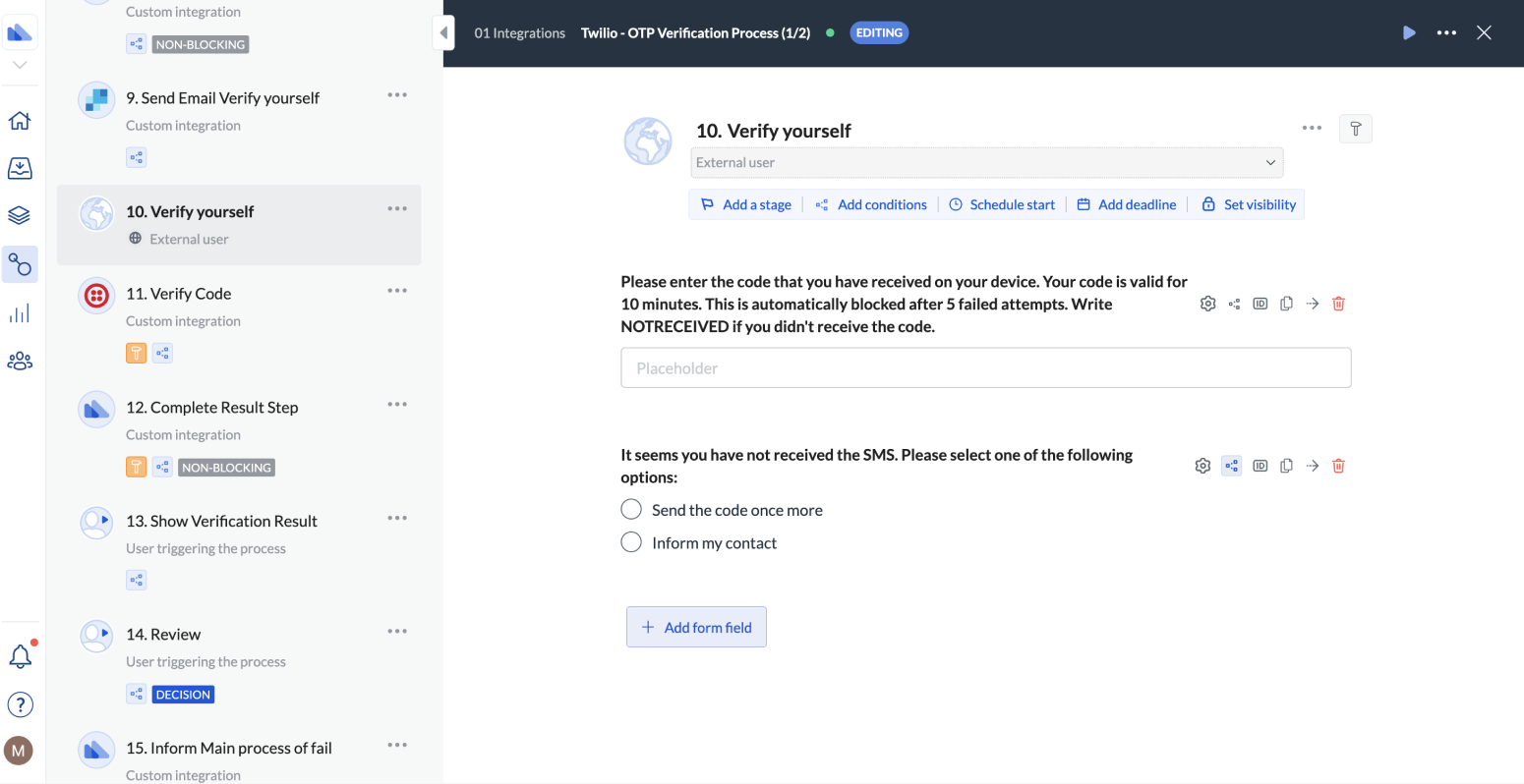 Image of the conditions pop-up