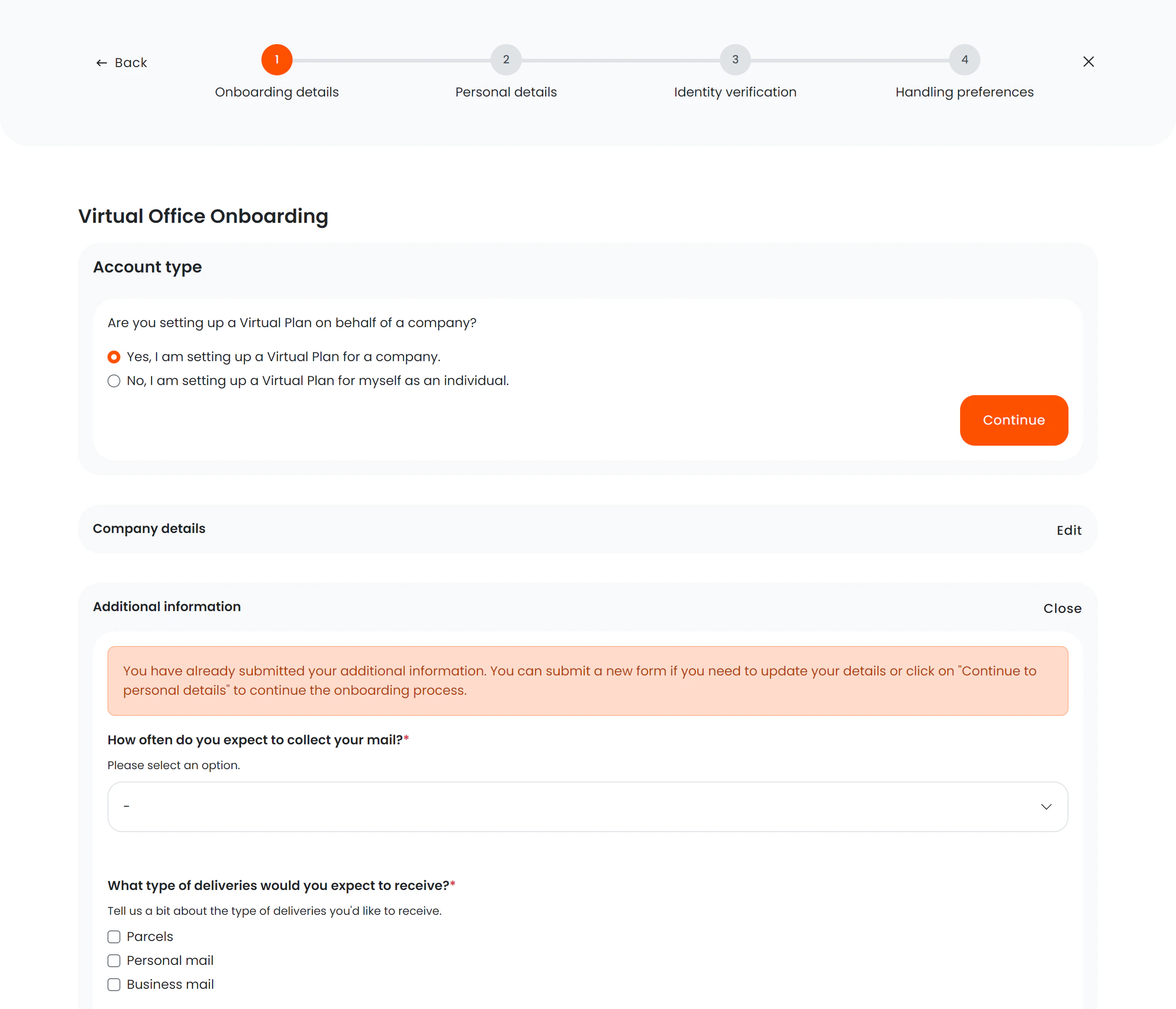 Virtual Office Onboarding