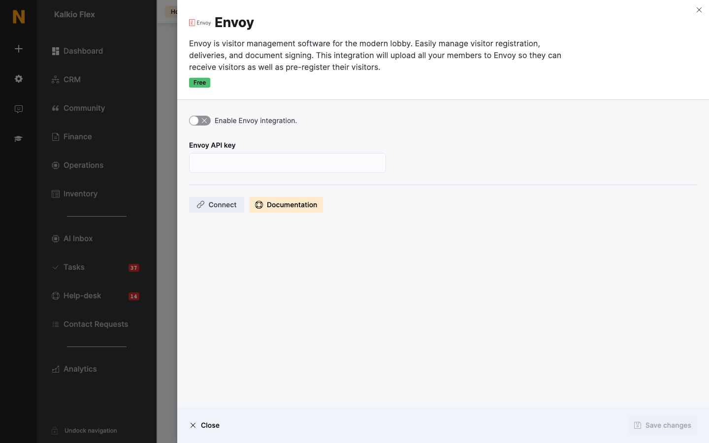 Envoy settings