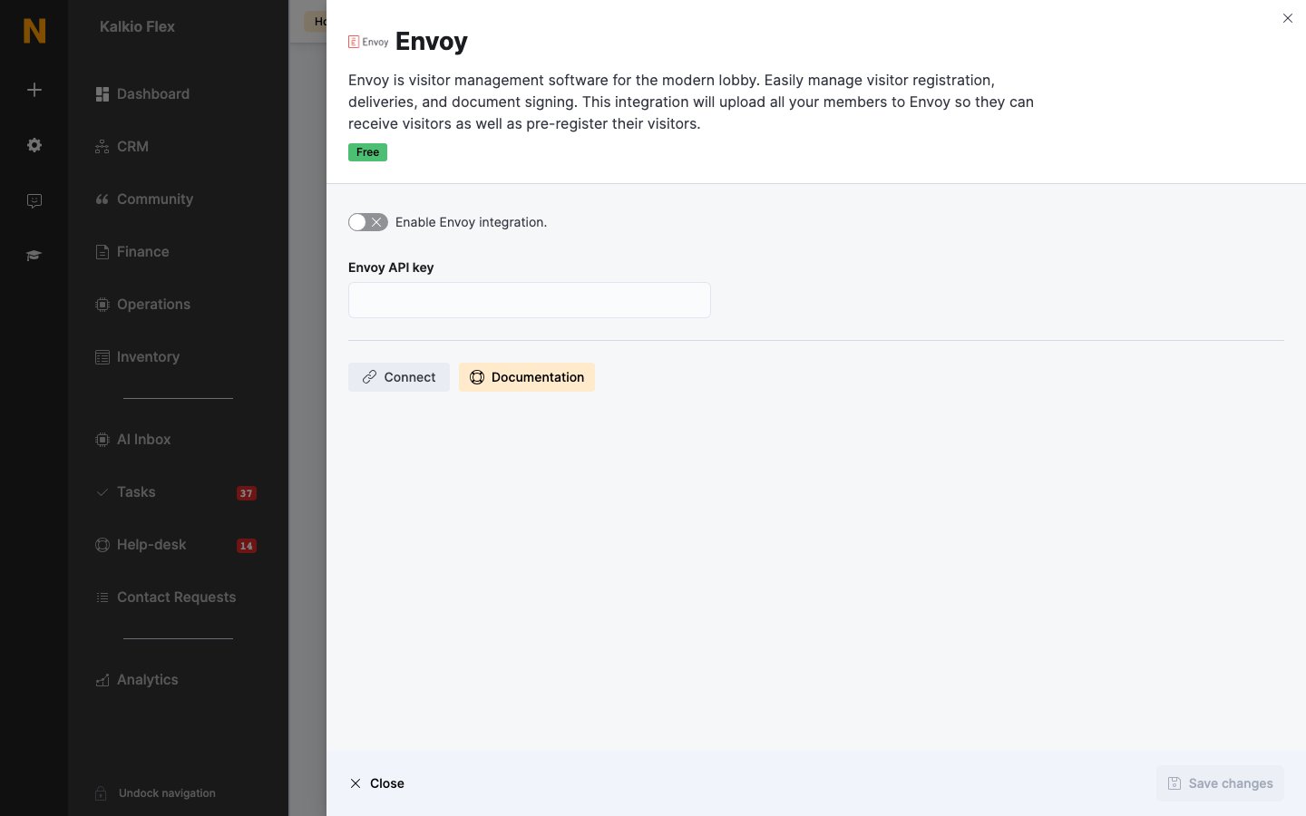 Envoy settings