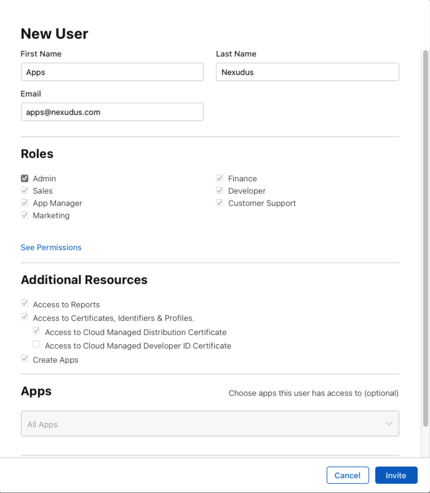 WL Passport Apple Dev Invite