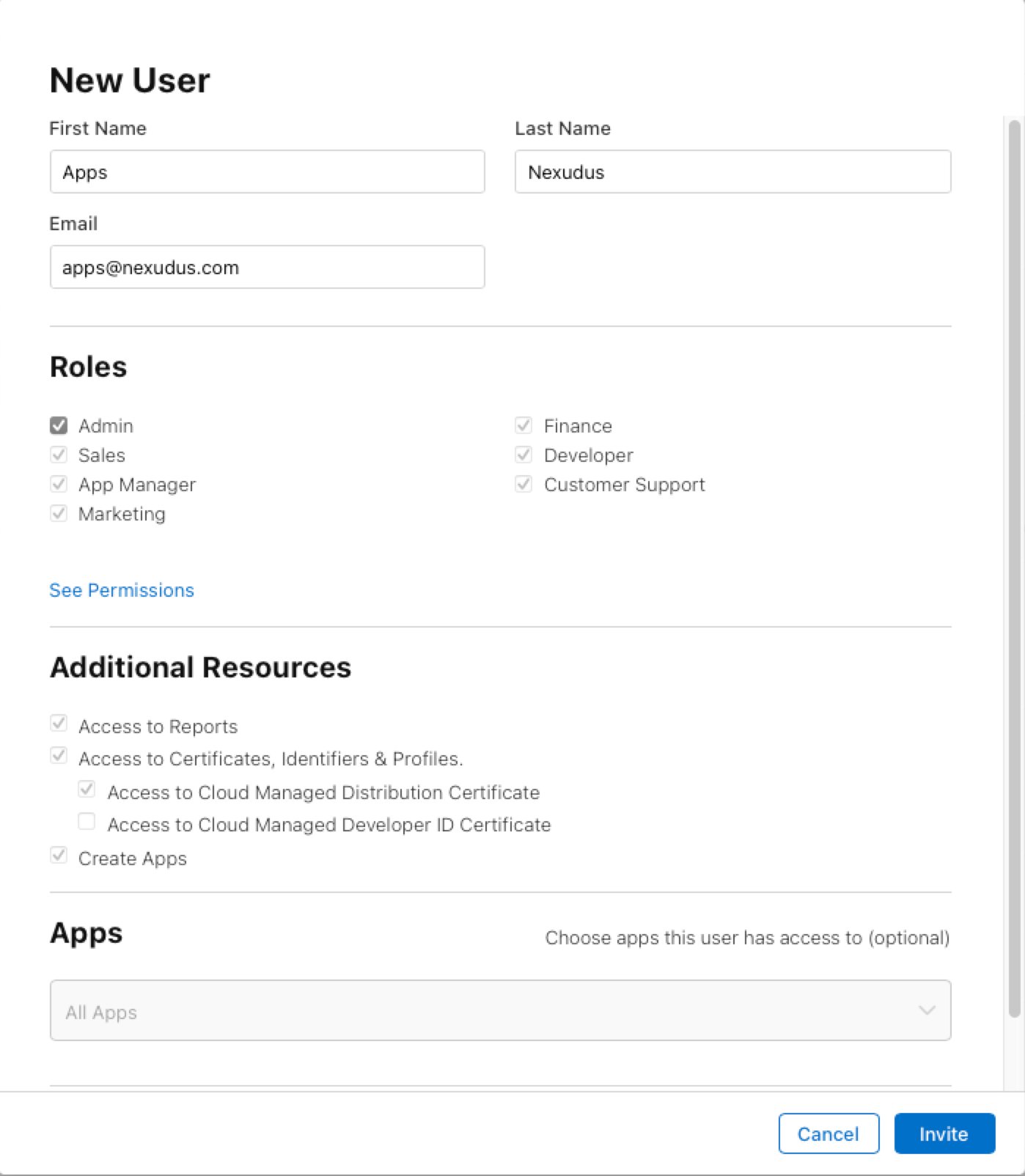 WL Passport Apple Dev Invite