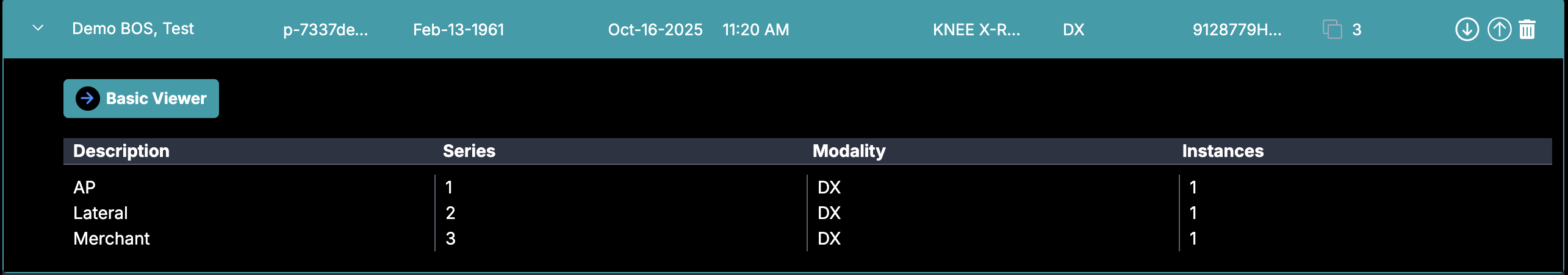 Expanded Study Row Pn