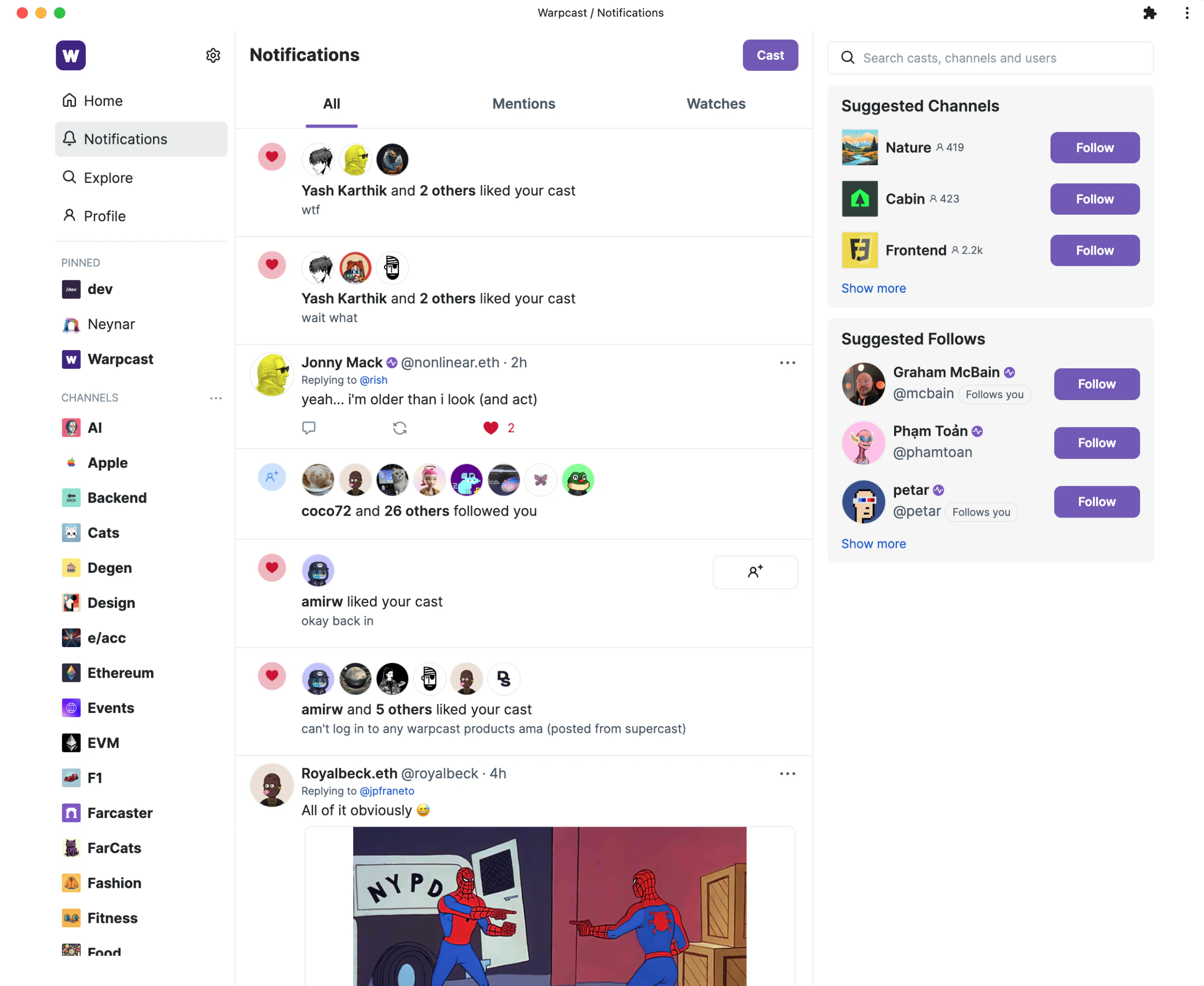 notifications