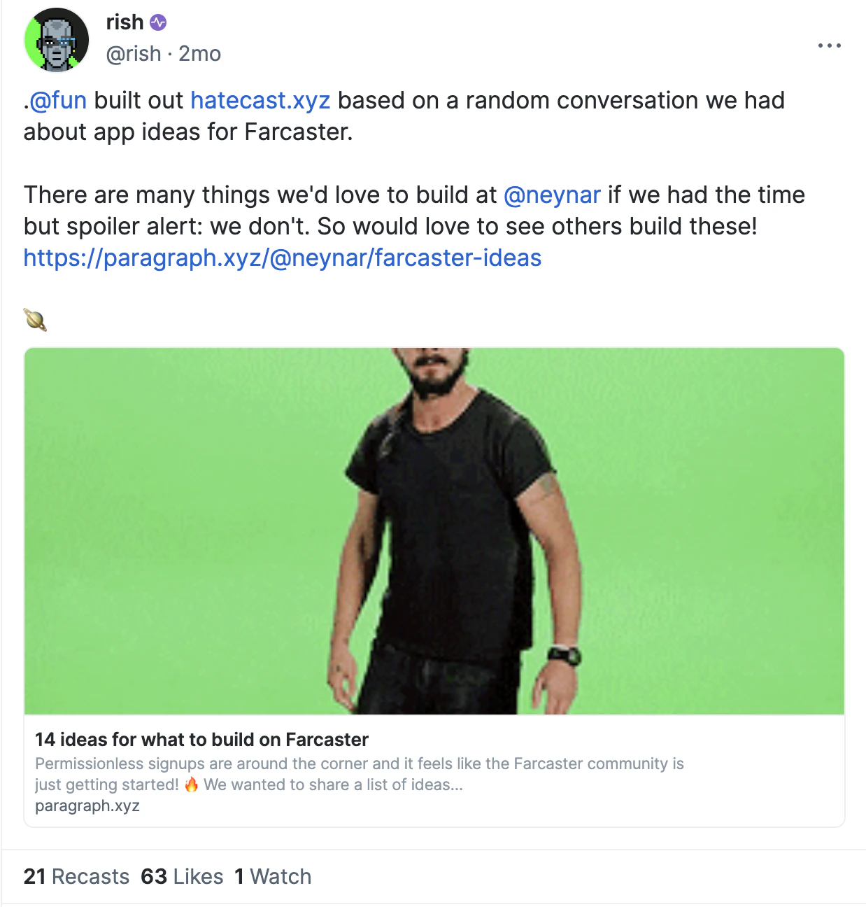 cast information