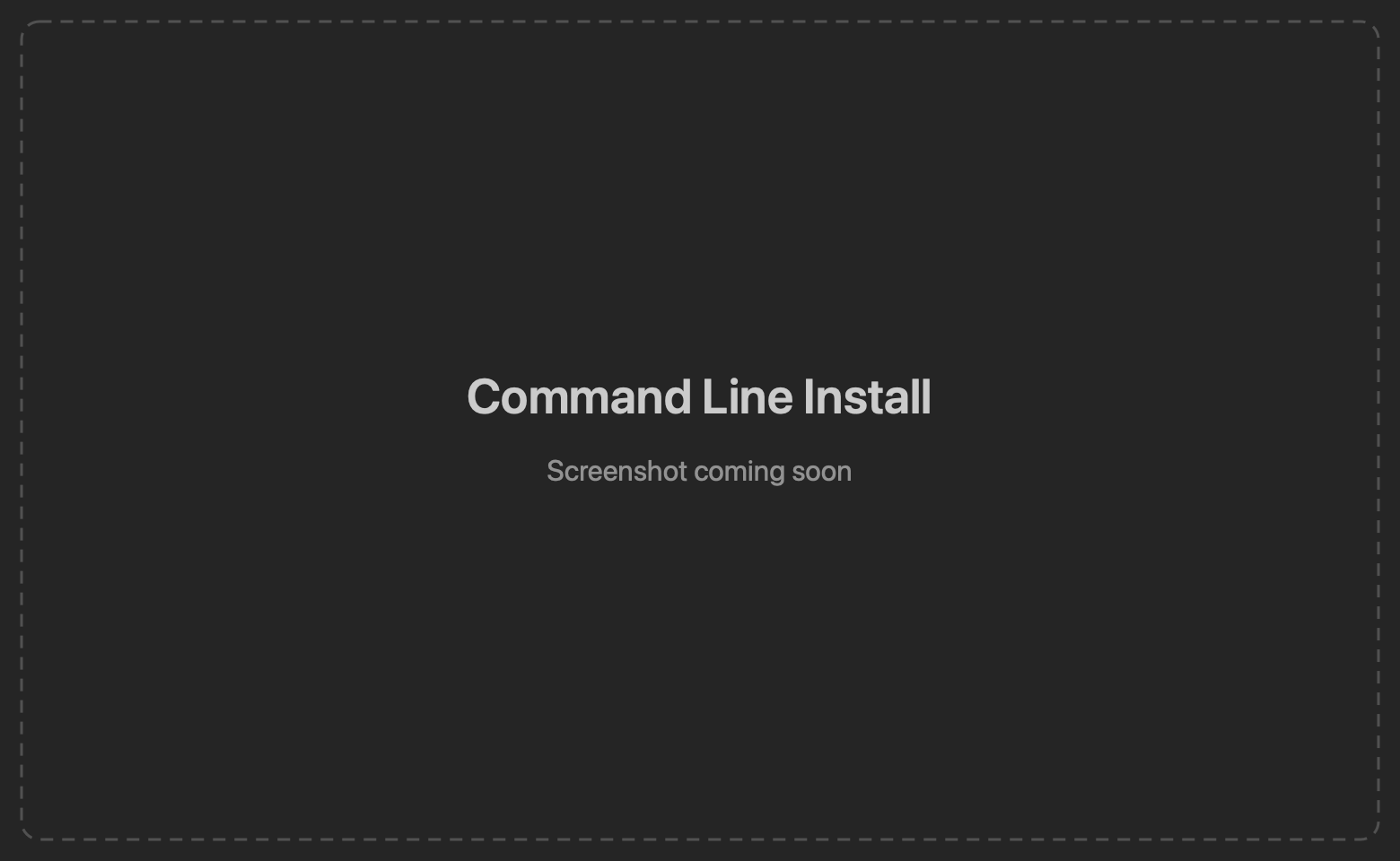 Command Line install section in TablePro settings