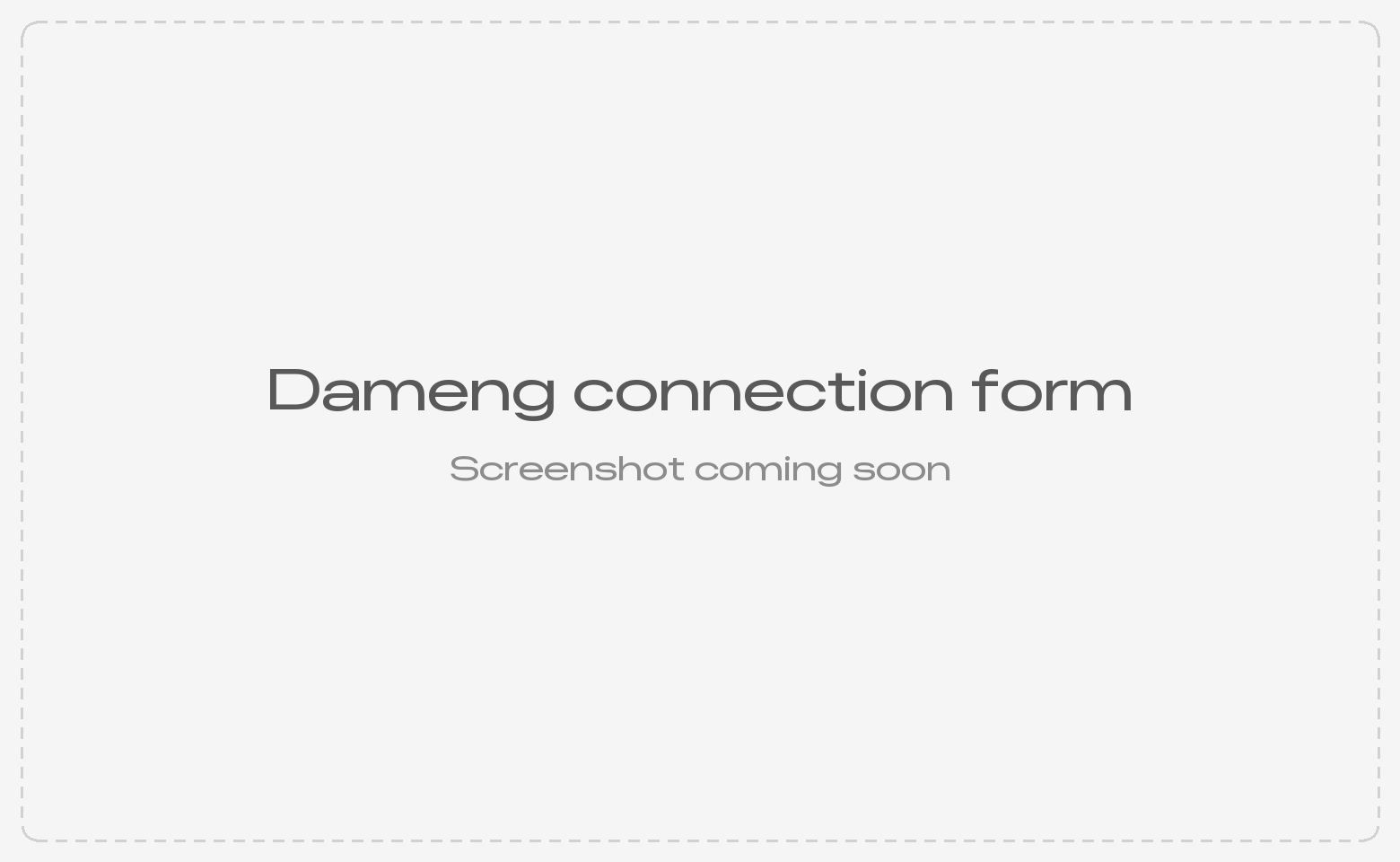 Dameng DM8 connection form