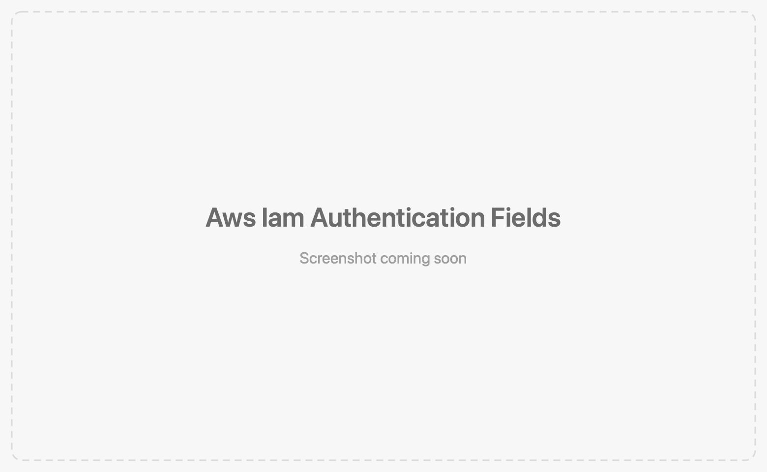 Connection form with Authentication set to AWS IAM (Profile)