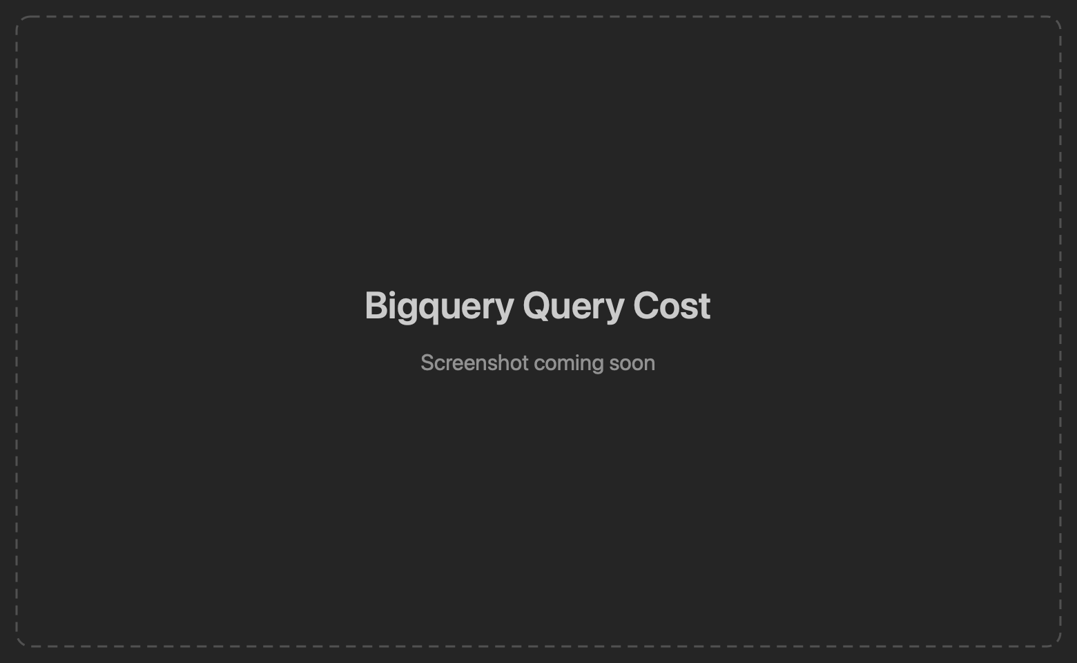 Status bar showing bytes processed, bytes billed, and estimated query cost