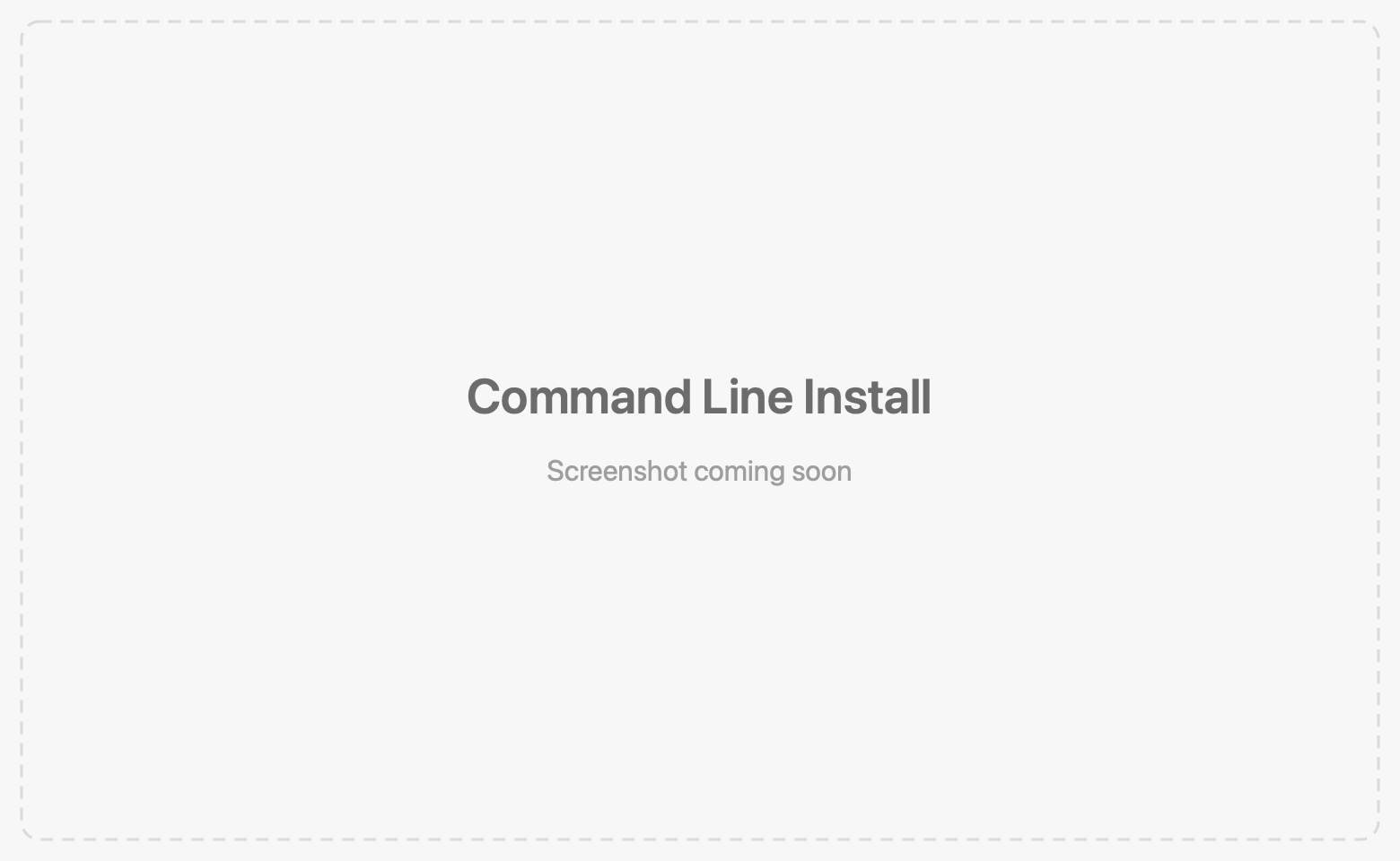 Command Line install section in TablePro settings
