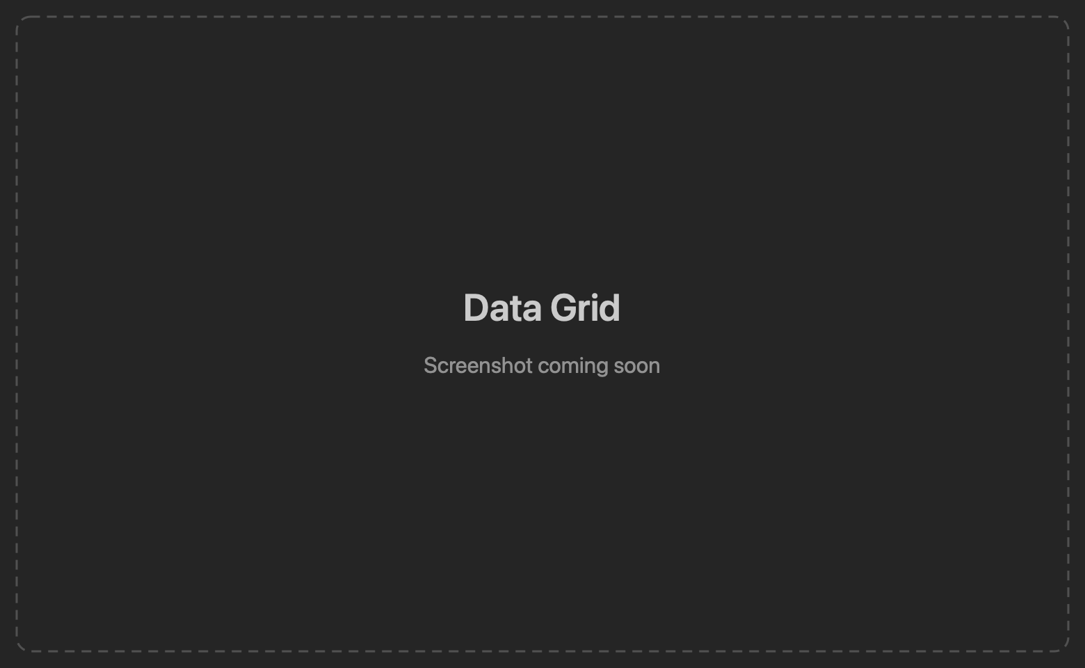Data grid