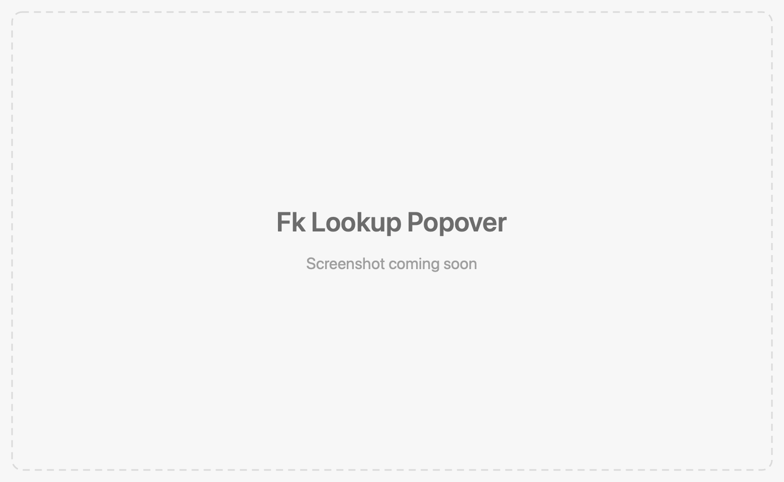 Foreign key lookup
