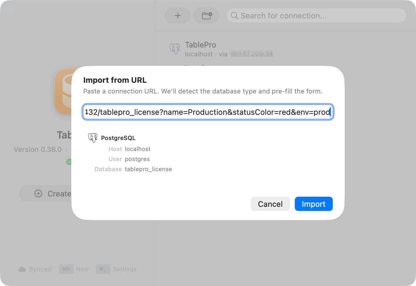 Import from URL