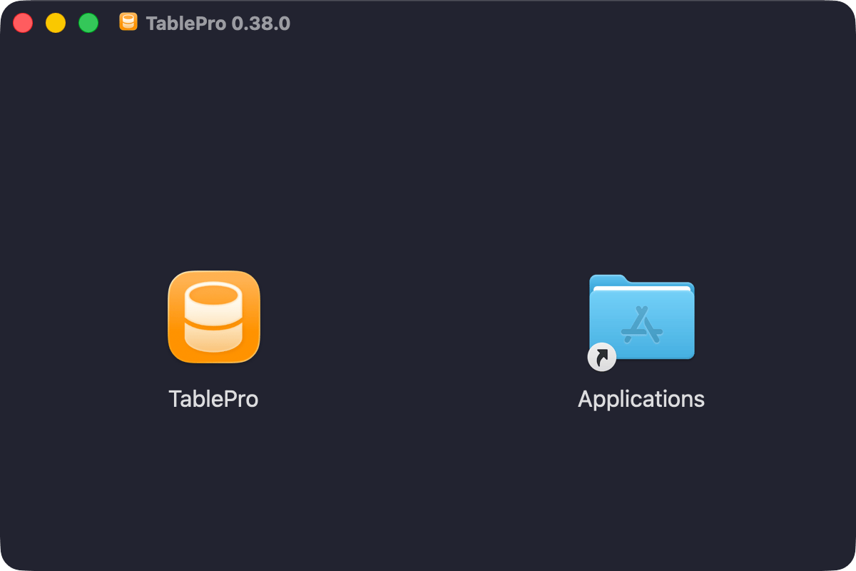 Drag to Applications