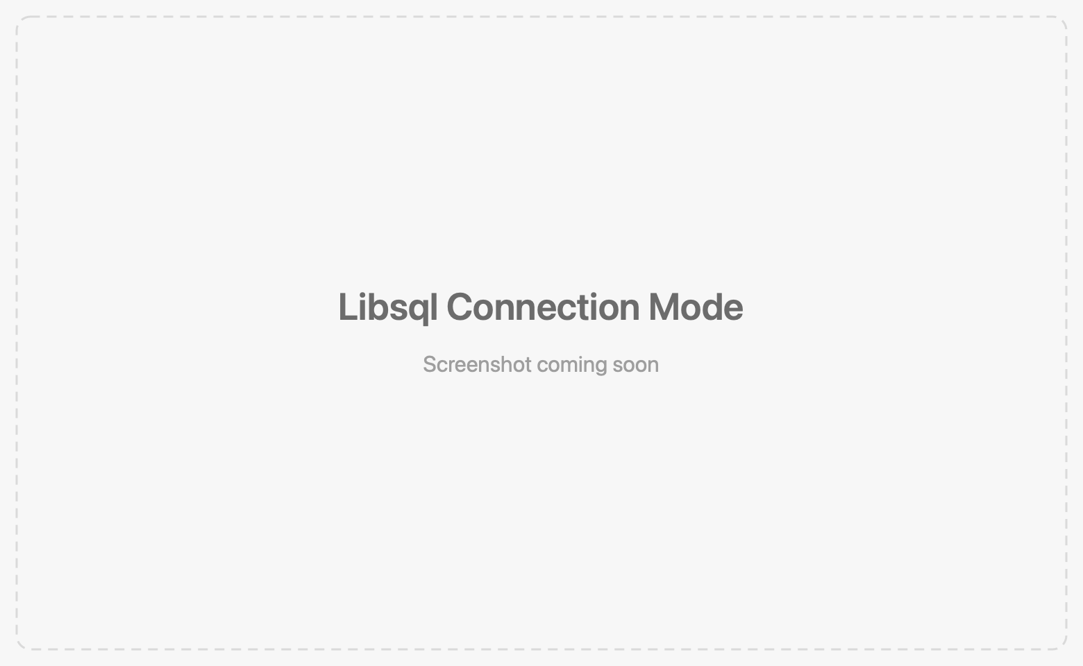 libSQL connection form showing Remote (Turso) and Local File modes