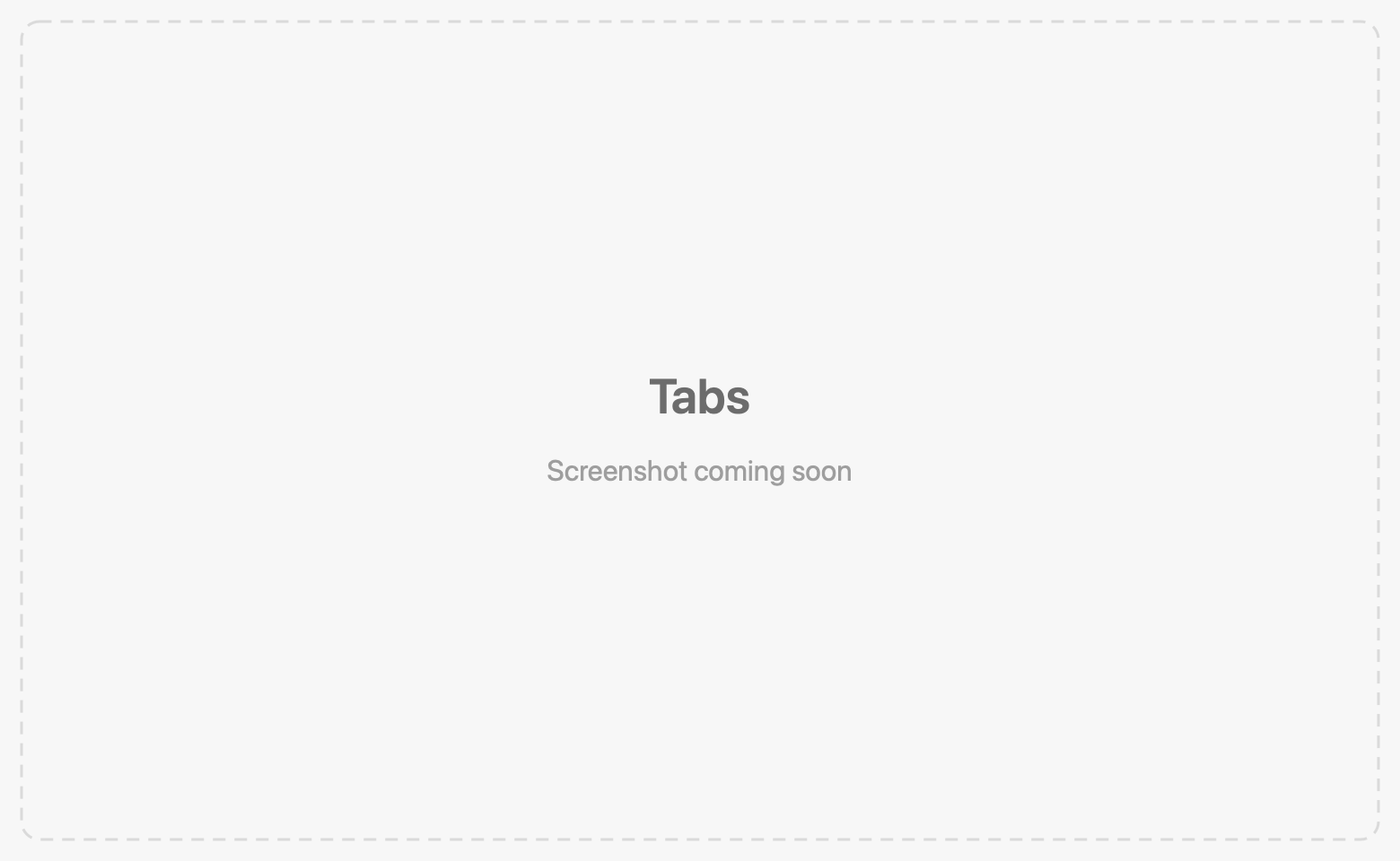 Native tab bar with query and table tabs