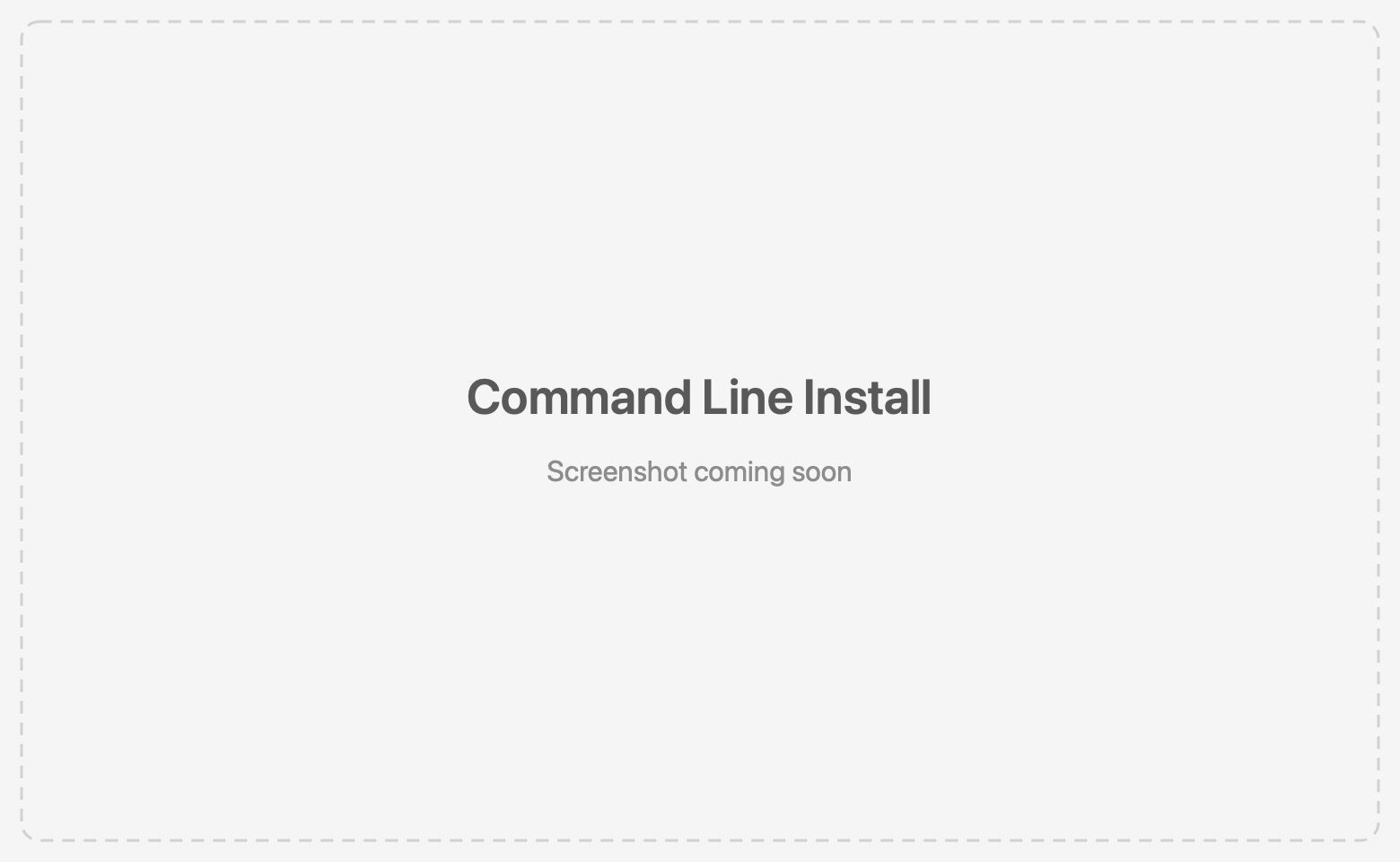 Command Line install section in TablePro settings