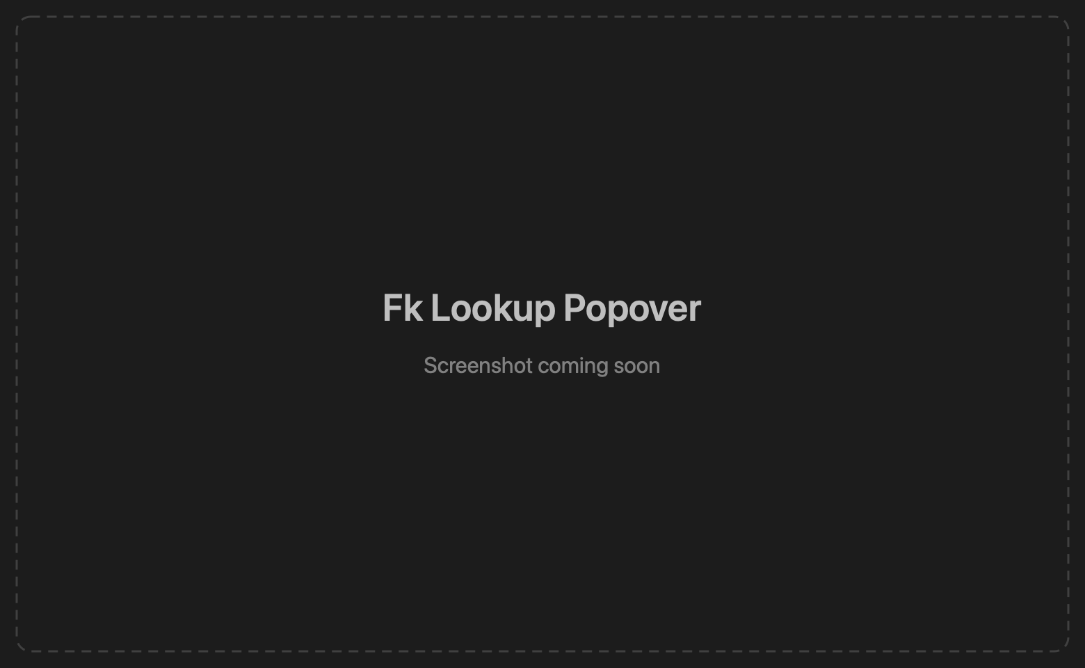 Foreign key lookup