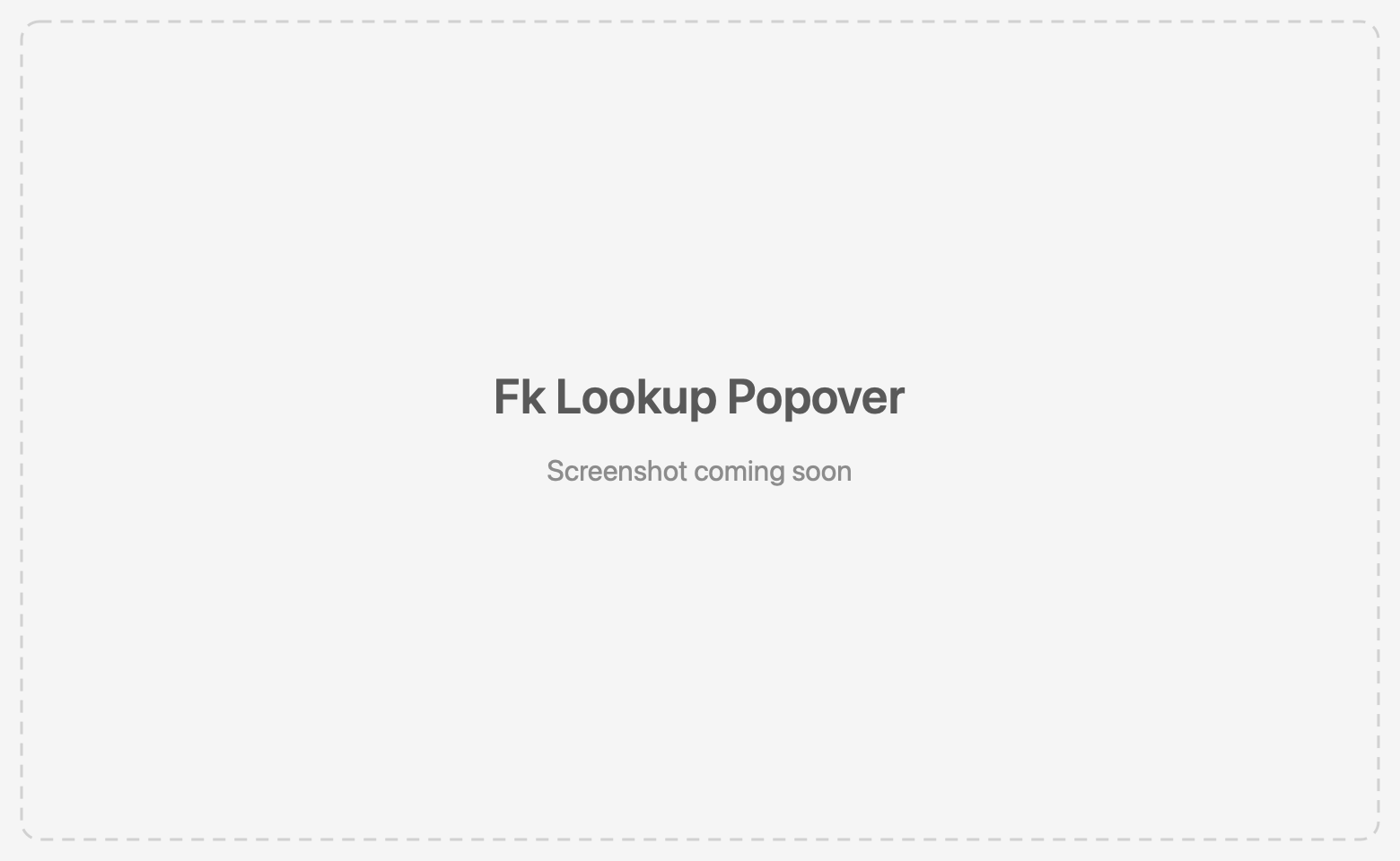 Foreign key lookup