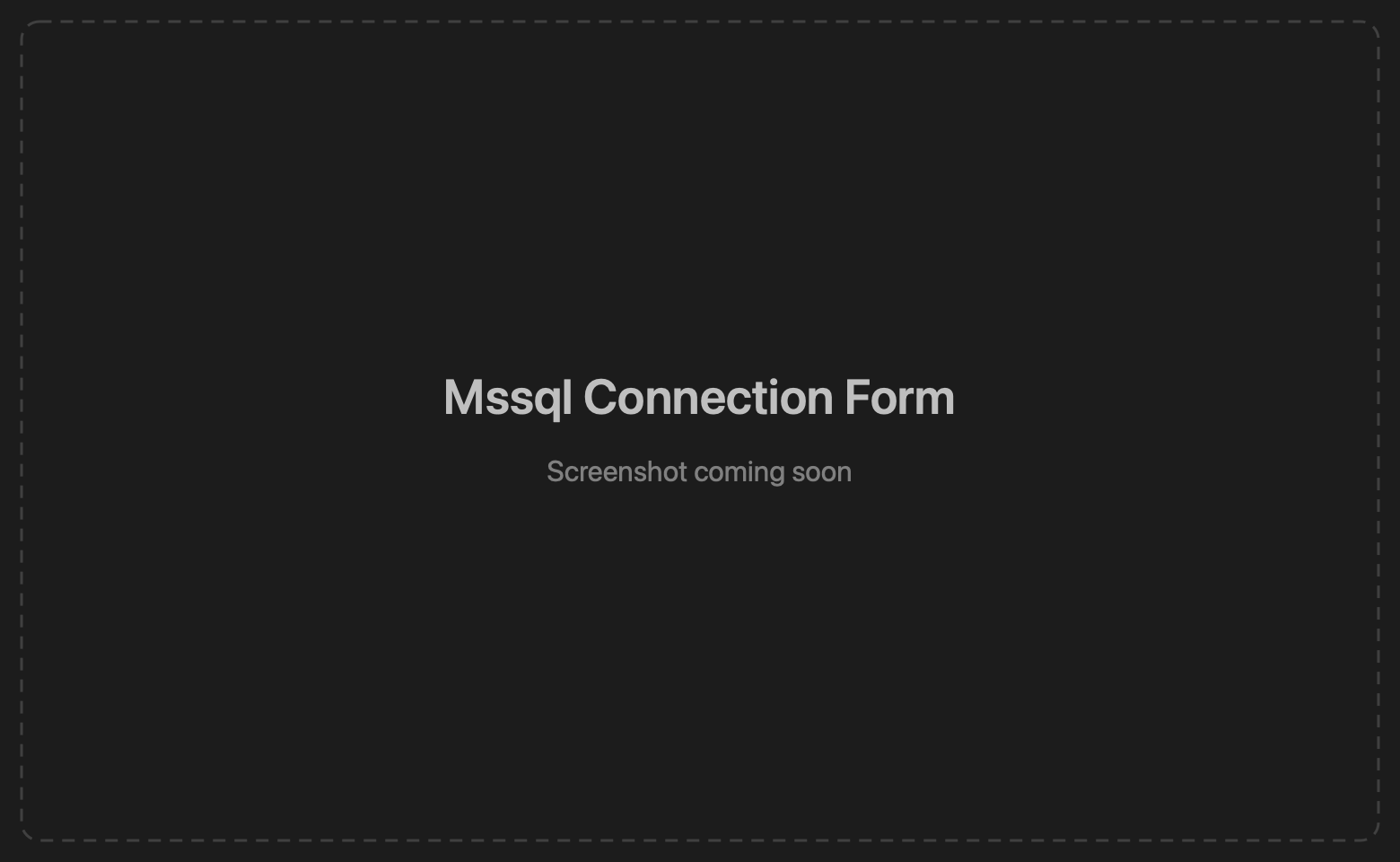SQL Server connection form with host, port, credentials, database, and schema fields