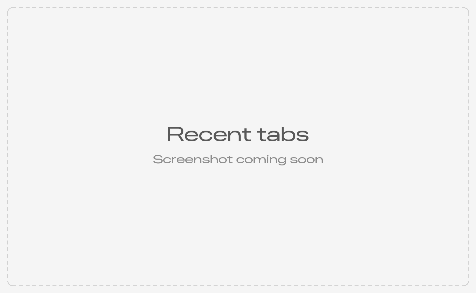 A floating list of five tabs over the connection window, the second one highlighted, each with its database or connection beside it