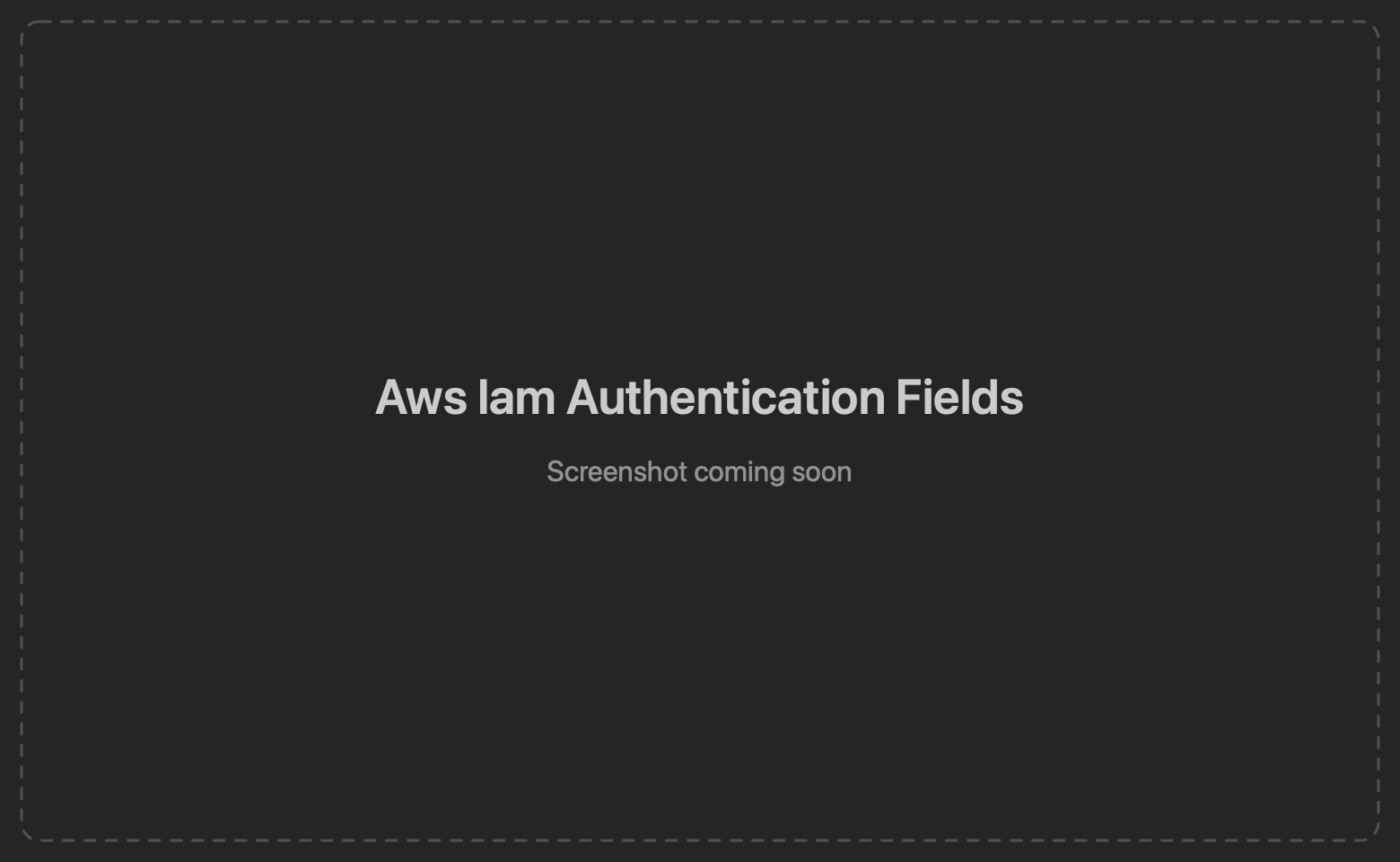 Connection form with Authentication set to AWS IAM (Profile)