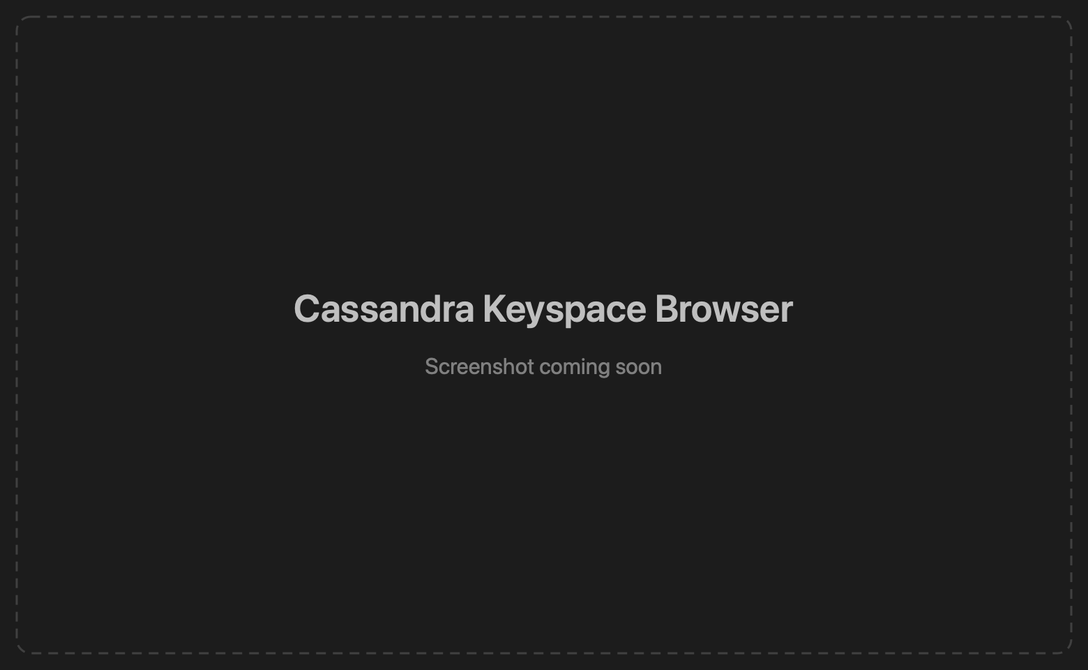 Cassandra keyspace and tables in the sidebar with table data in the grid