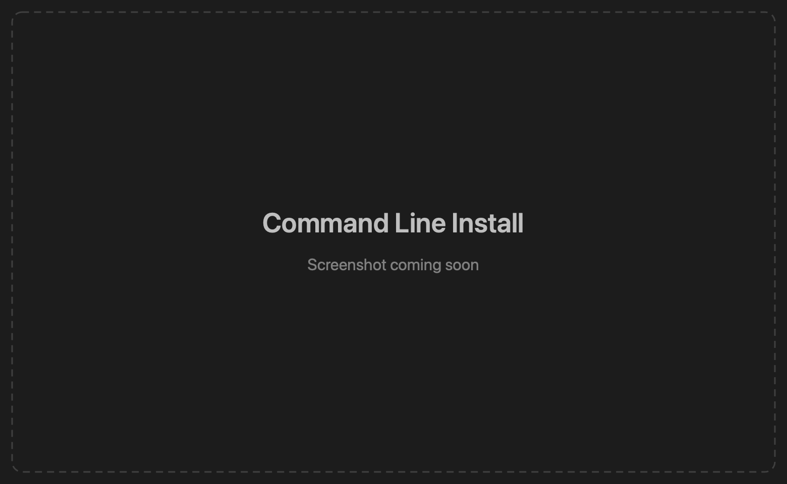 Command Line install section in TablePro settings