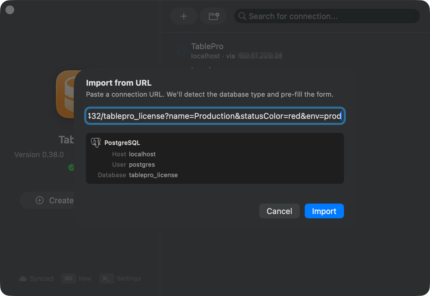 Import from URL