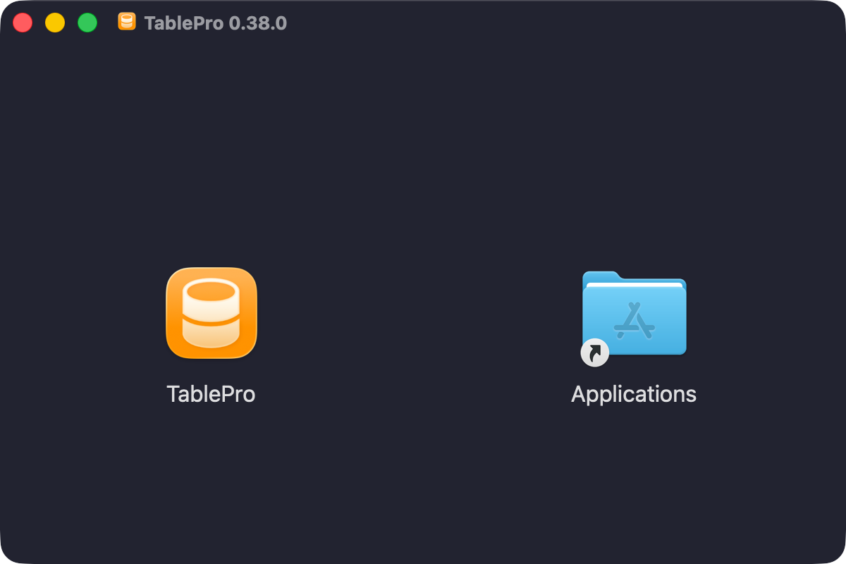 Drag to Applications