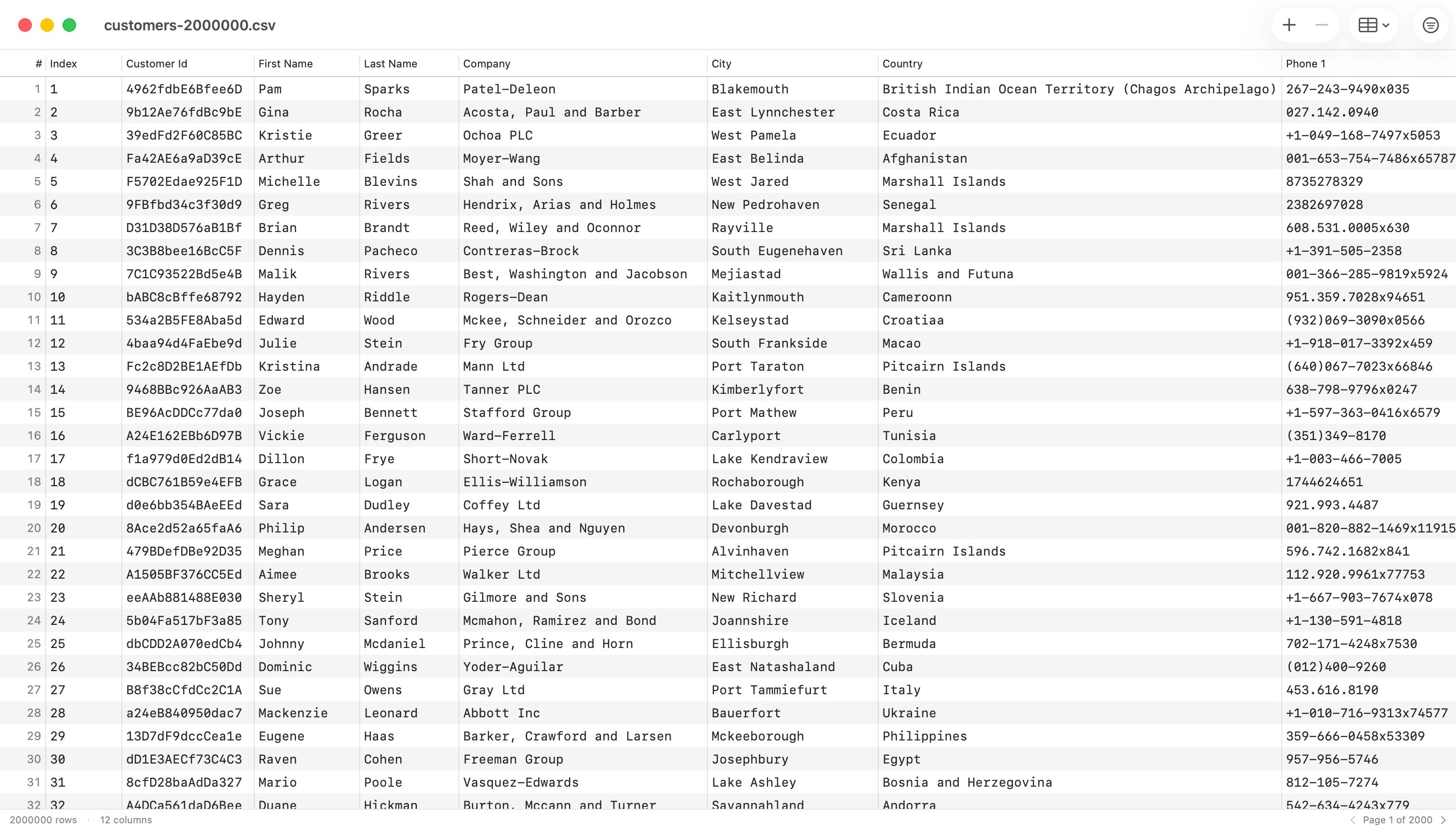 CSV Inspector