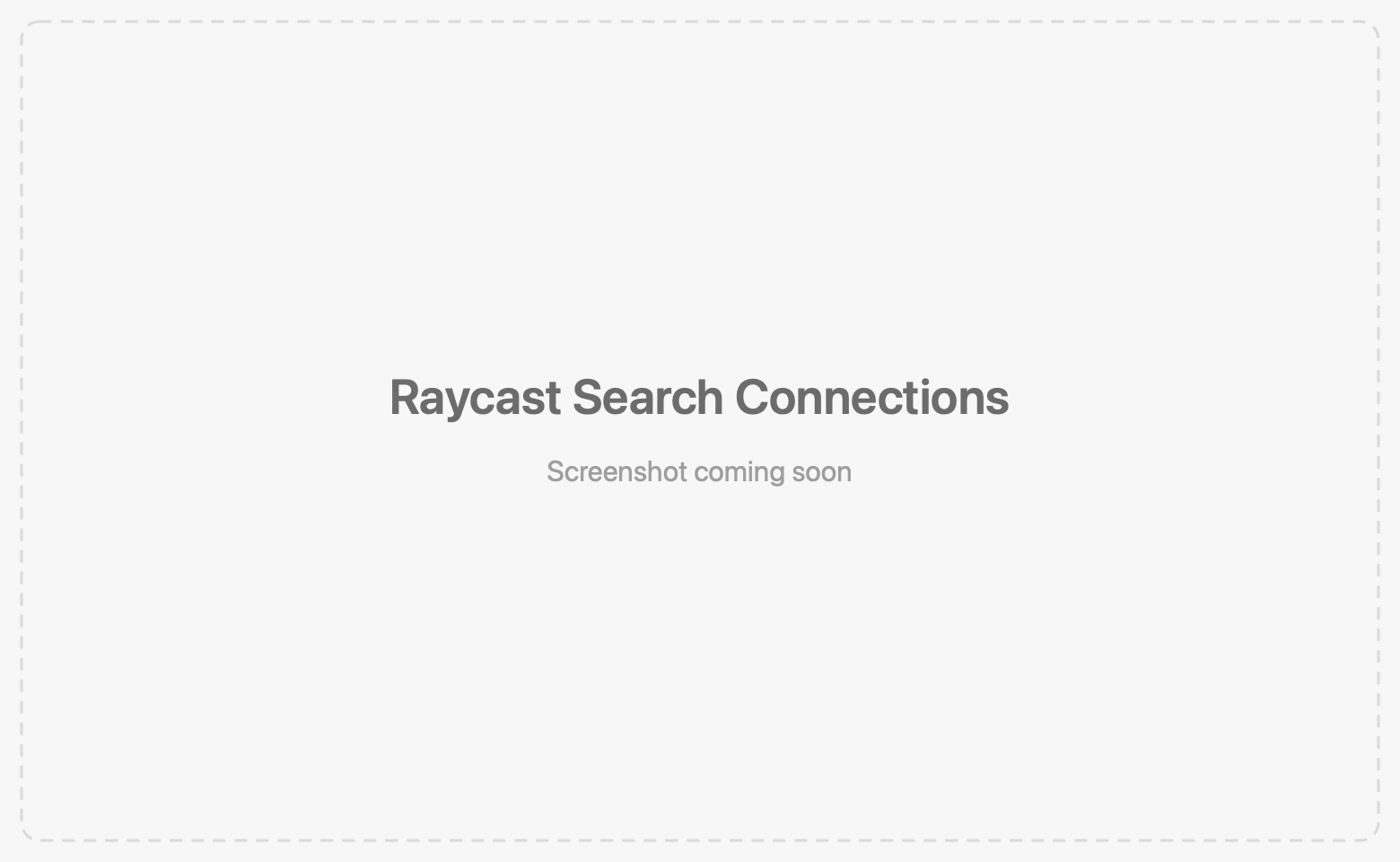 Raycast window listing TablePro connections
