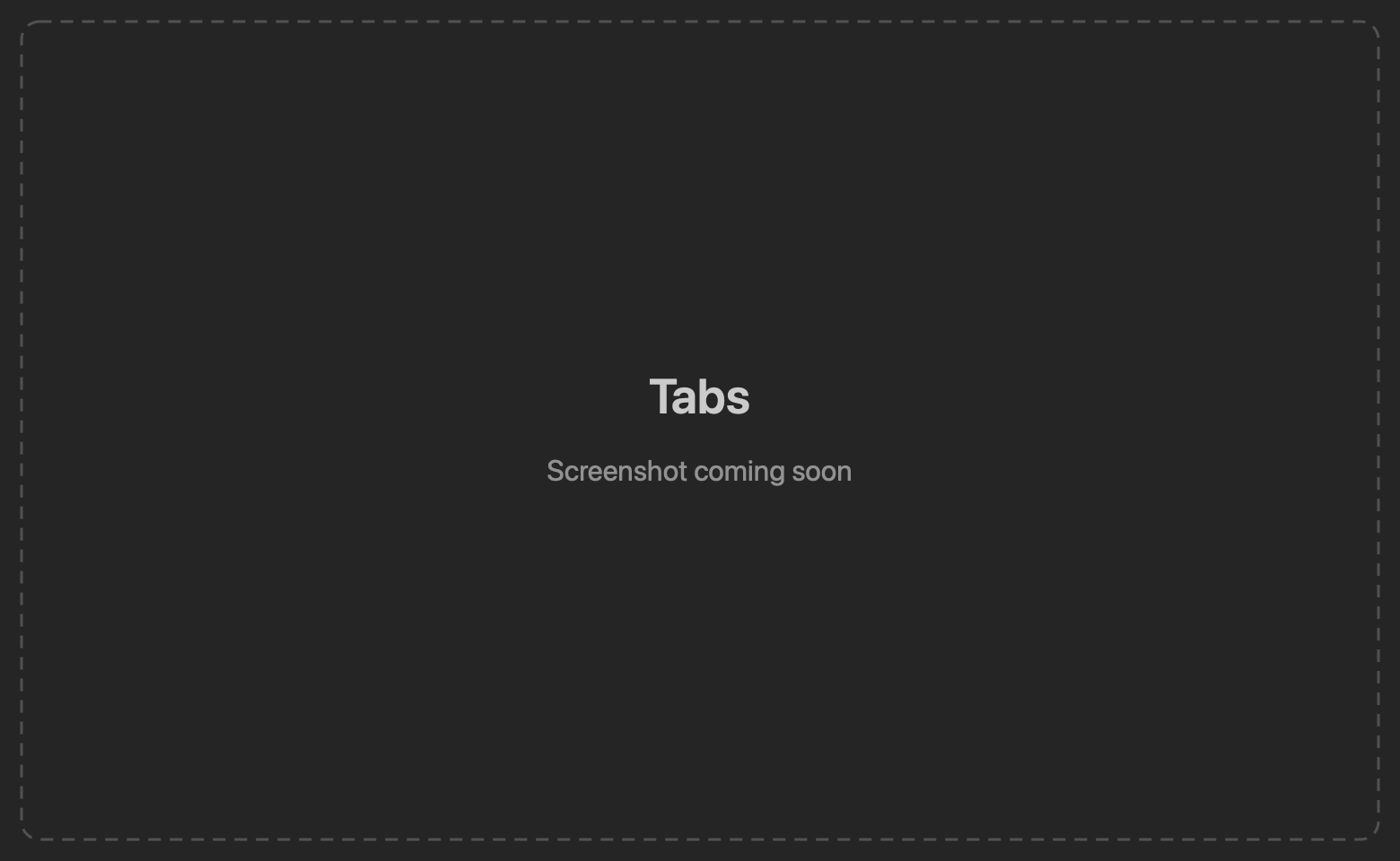 Native tab bar with query and table tabs