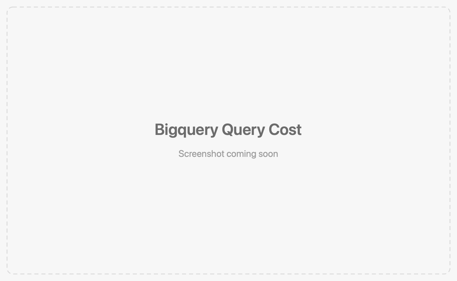 Status bar showing bytes processed, bytes billed, and estimated query cost
